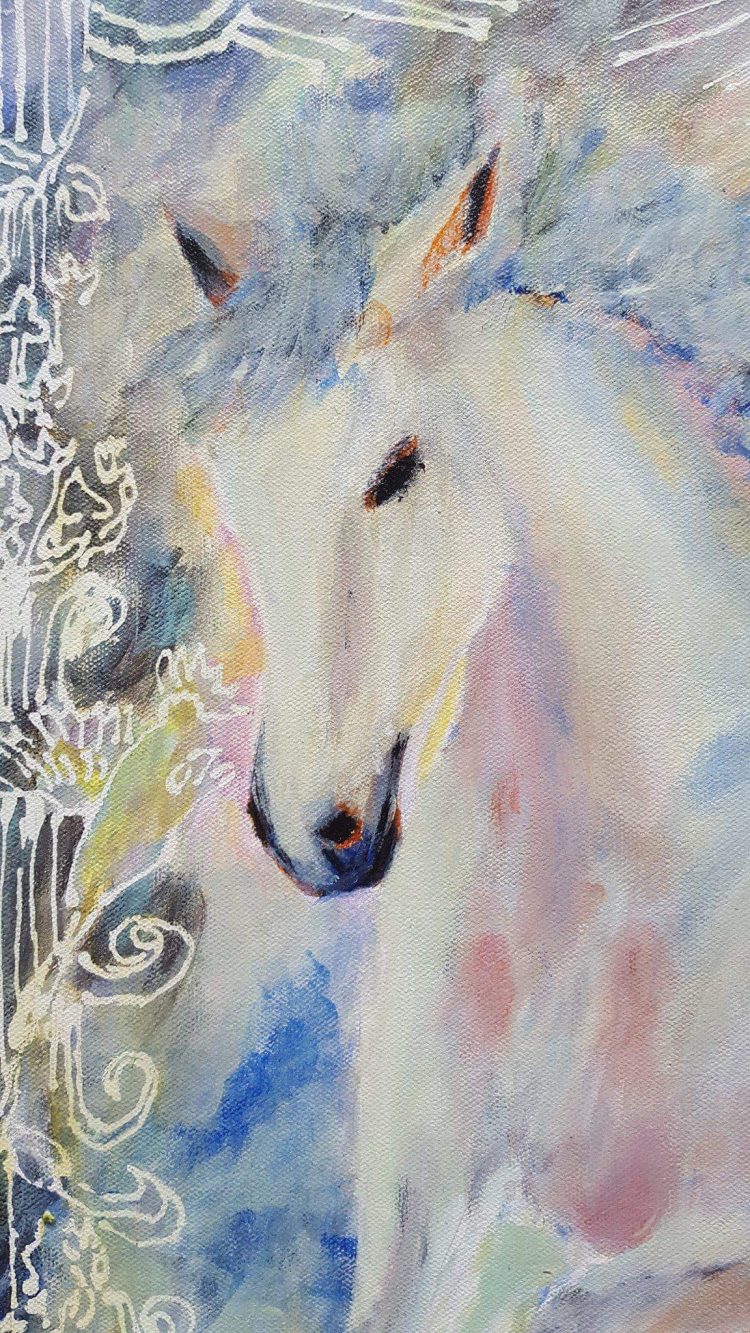 White Horse by Victoria Rosenfield
